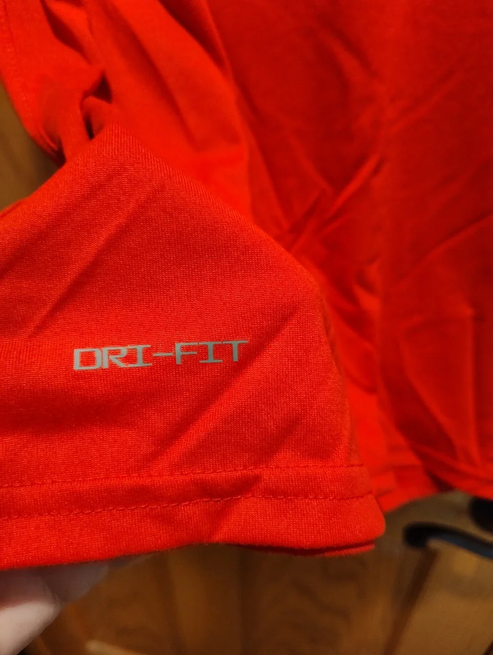 Boys Nike Red Short-Sleeve Dri-FIT Athletic Tee